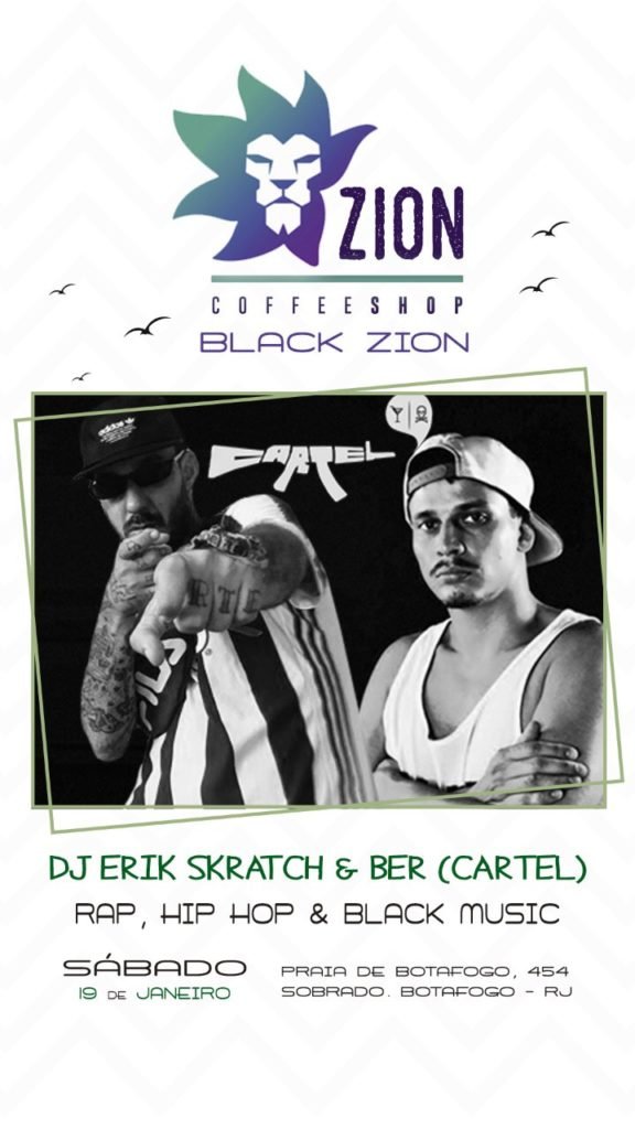 Cartel MCs agita a noite de sábado no Zion CoffeeShop