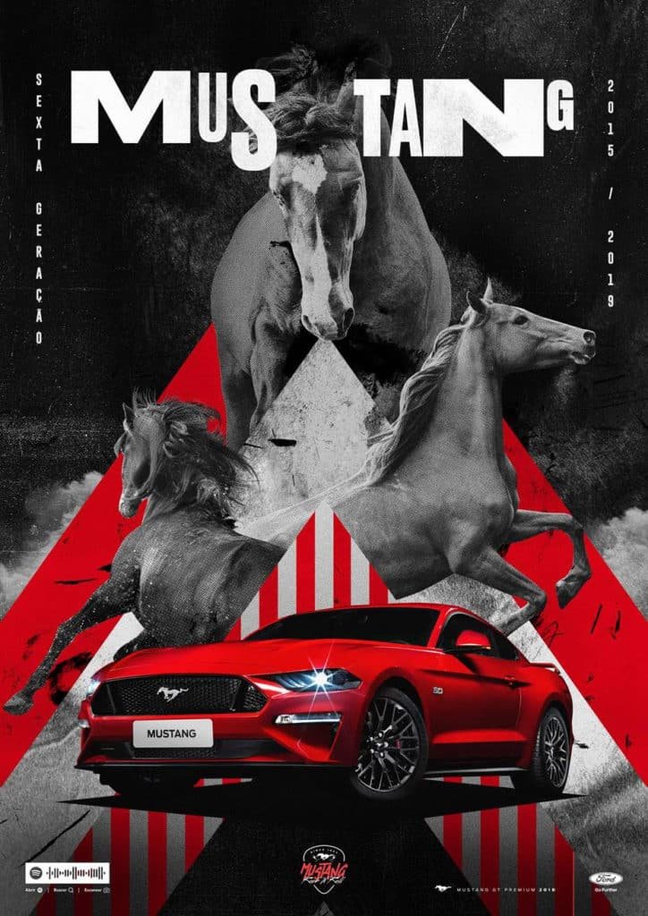 Ford comemora o Dia do Rock com playlists em homenagem ao Mustang