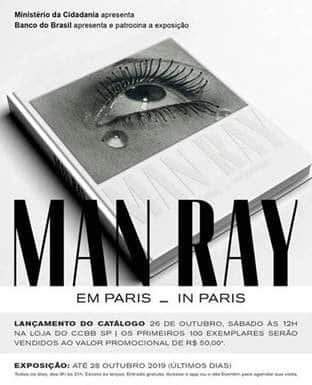 CCBB São Paulo lança catálogo da exposição “Man Ray em Paris” 