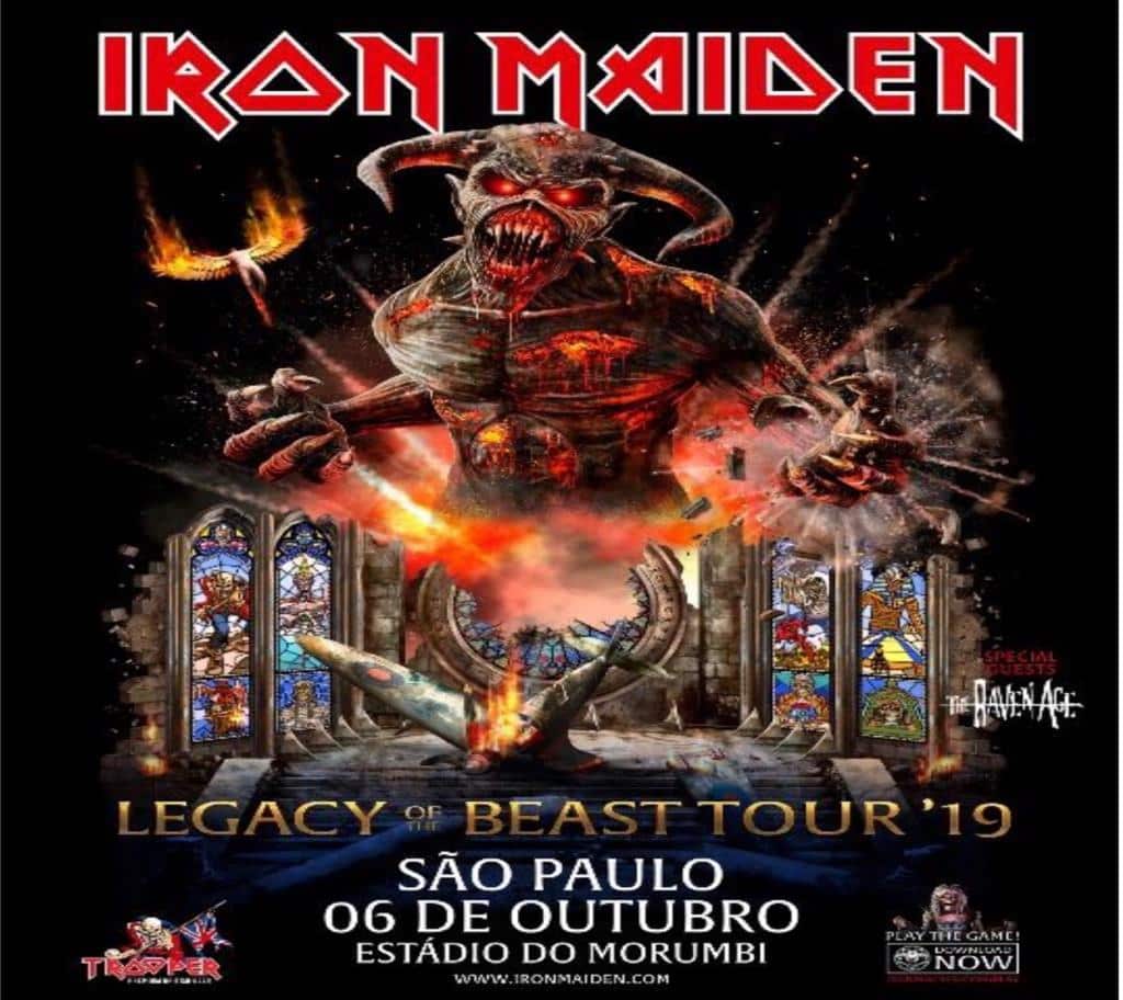 Show de Iron Maiden em São Paulo terá camarote all inclusive com