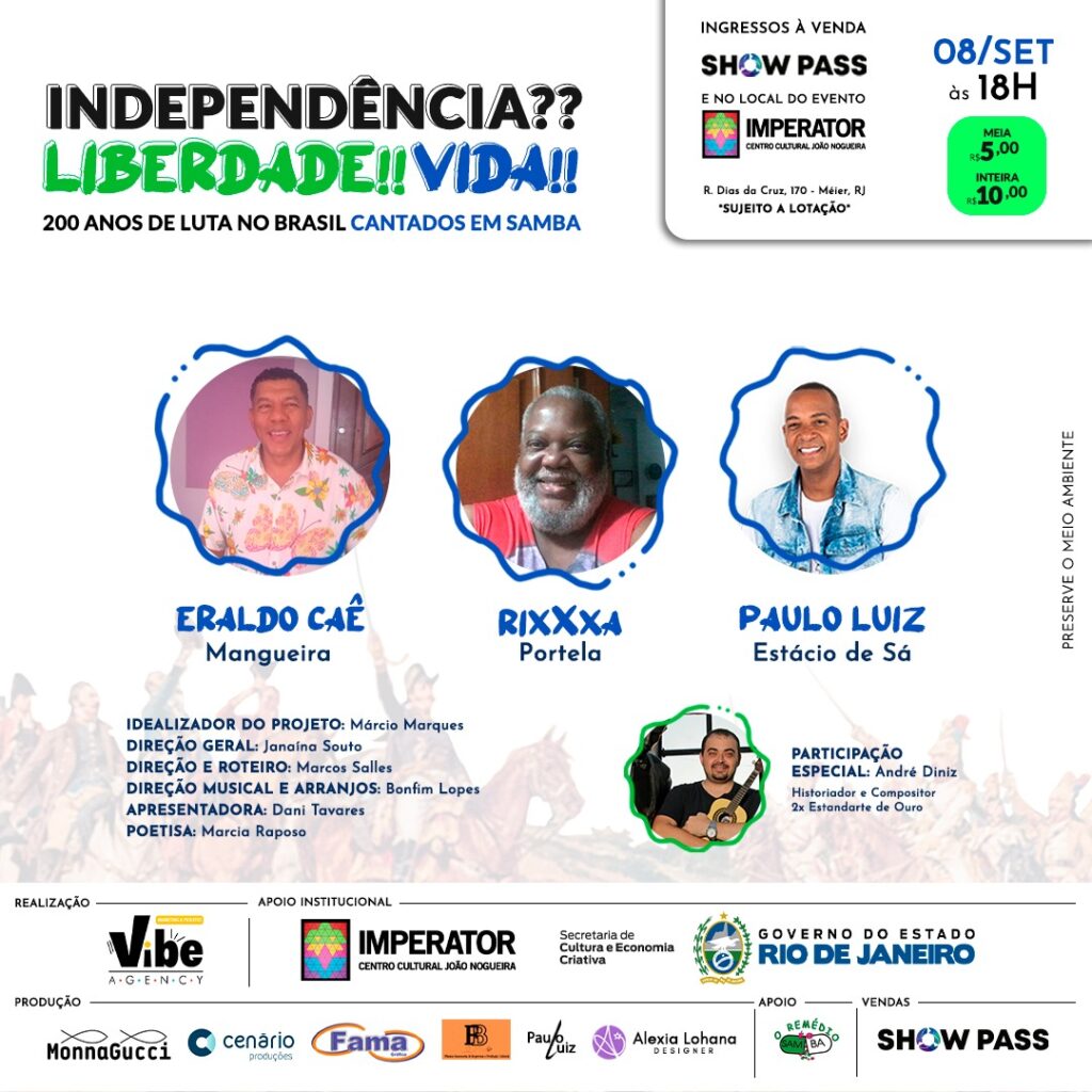 A História do Brasil Contada e Cantada em Samba