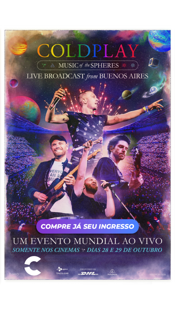 Pré-venda "Coldplay - Music Of The Spheres World Tour"