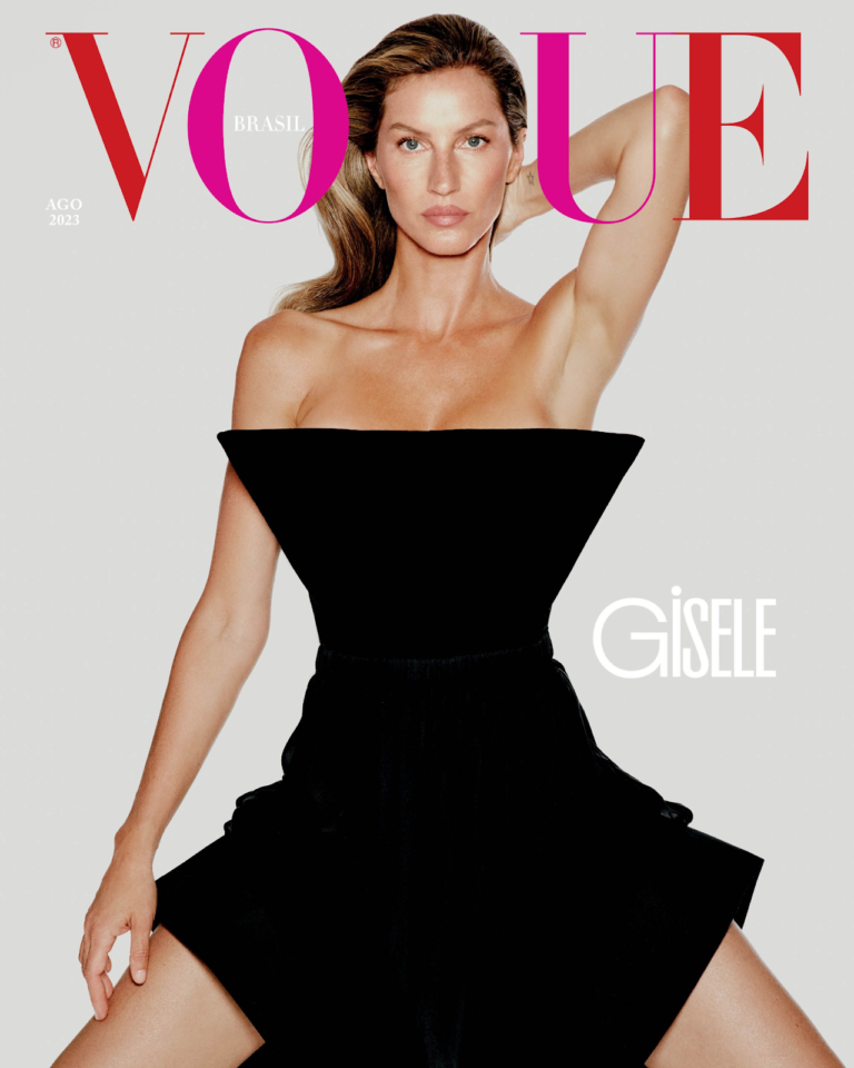 Gisele Bündchen é a estrela da capa na edição de agosto da Vogue Brasil e fala sobre longevidade, saúde mental e do que abriu mão para profissão