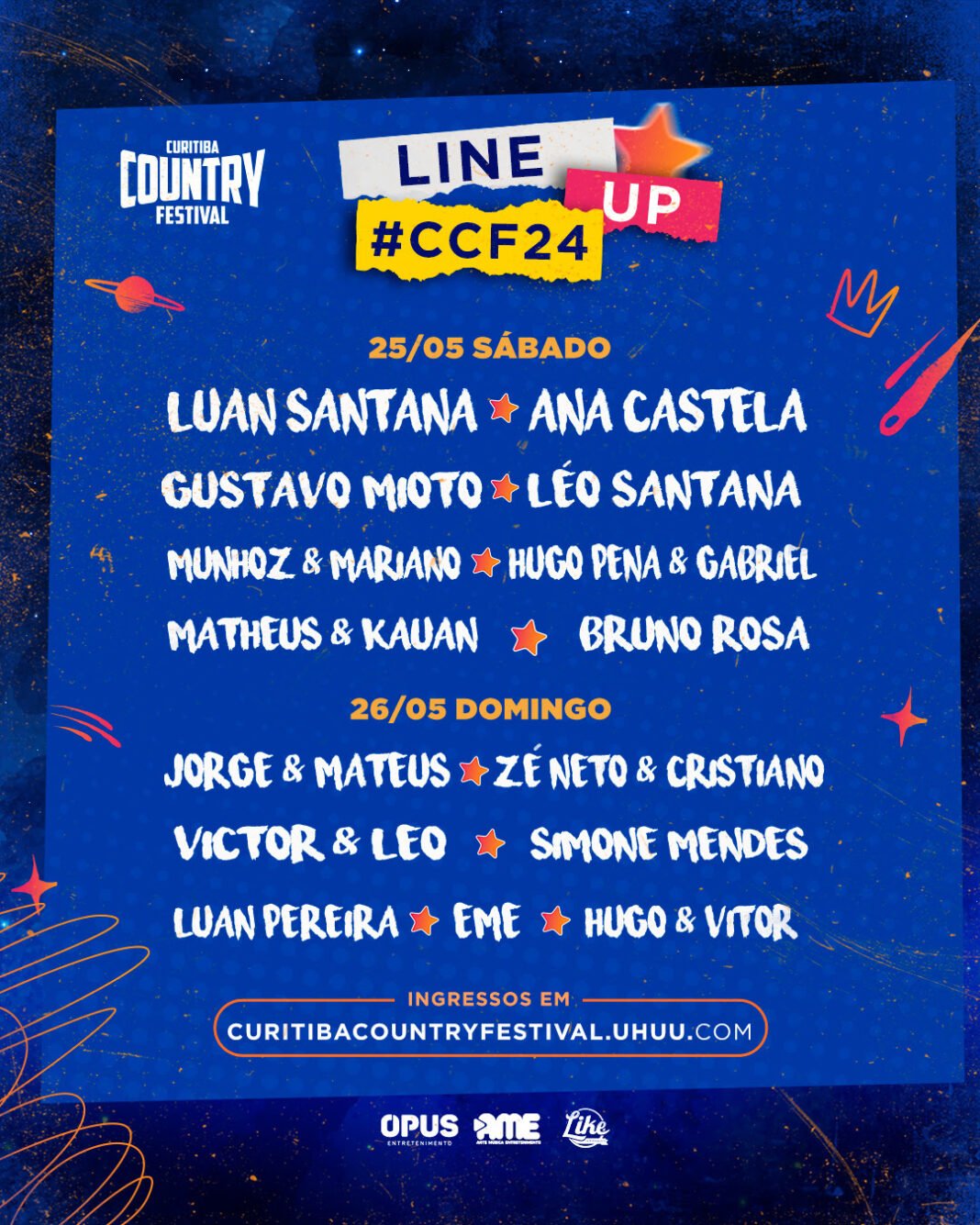 Curitiba Country Festival 2024 ingressos já à venda