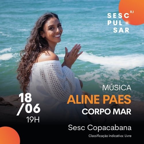 ALINE PAES :: Show Sesc Copacaba 18/junho