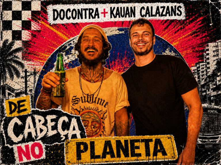 Kauan Calazans e DOCONTRA divulgam o single De Cabeça no Planeta, que mistura ska, reggae e rock brasileiro.